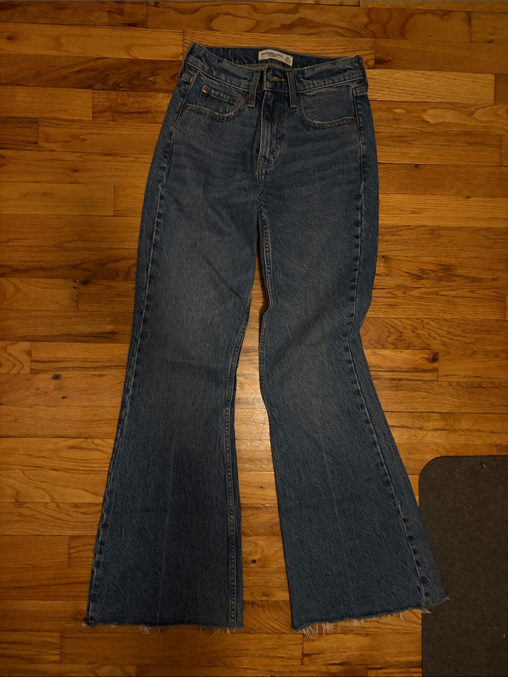 Abercrombie & Fitch Dark Blue Flared Jeans